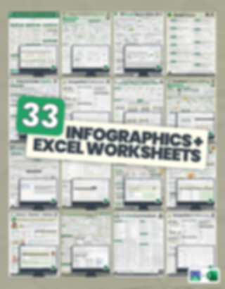 33 Infographics and Excel Worksheets