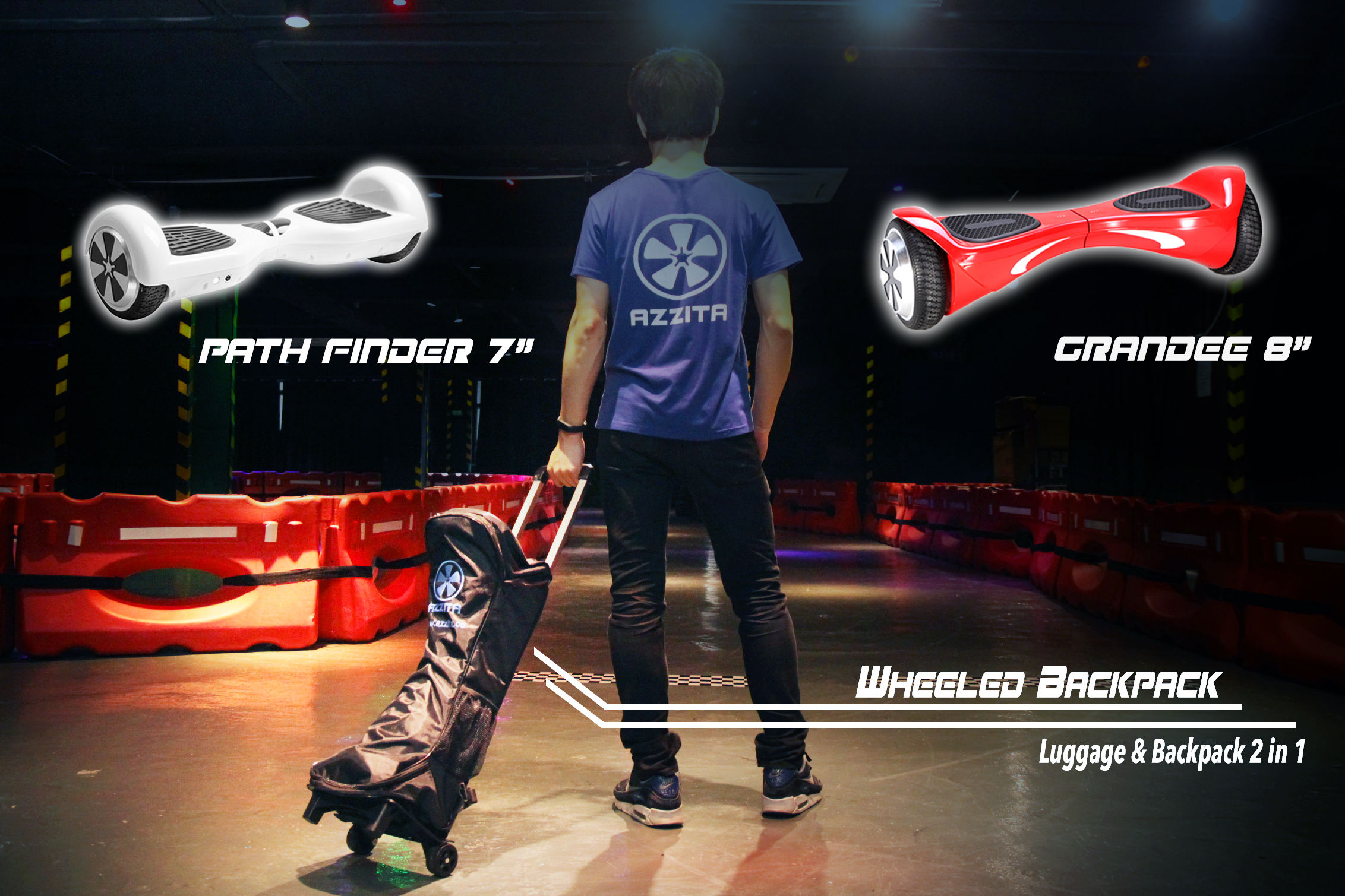 Wheeled Backpack for 7" & 8"