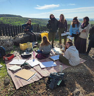 Art workshop for nature guides
