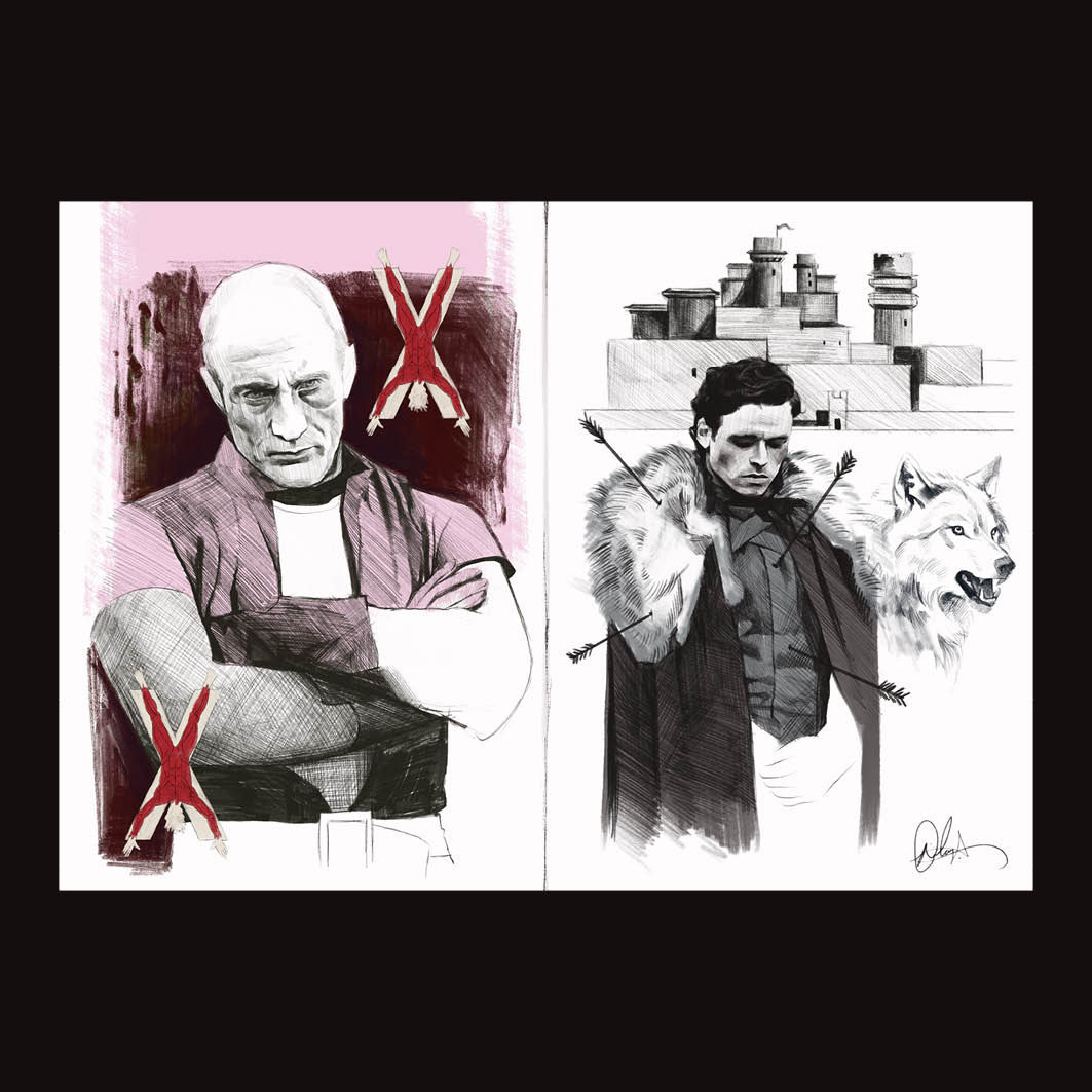 Game of Thrones Sketchbook Spread
