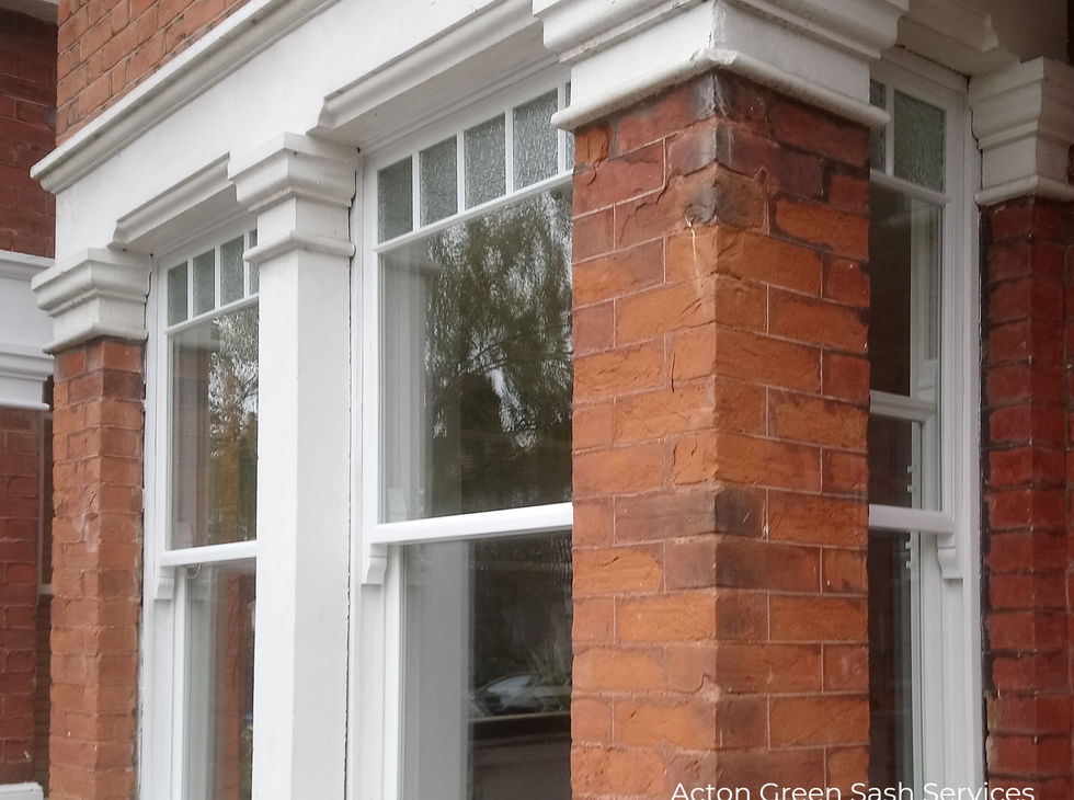 Wood Sash Window in Ealing