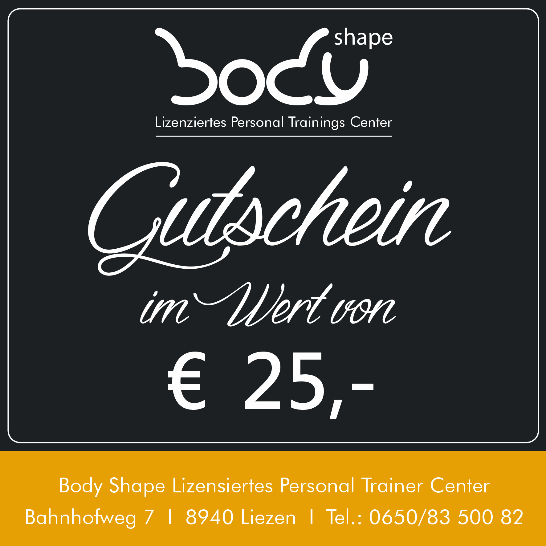 Gutschein € 25,-