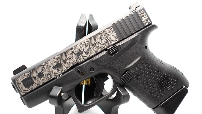 Glock 43 with custom engraving