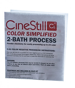 Cinstill C41 developing instructions
