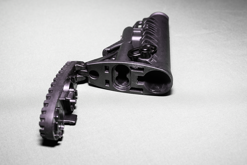 Thumbnail: FAB defense GLR-16 Stock with hidden battery compartment