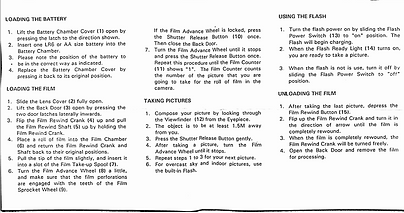 instruction for shooting with 35mm film camera in a can
