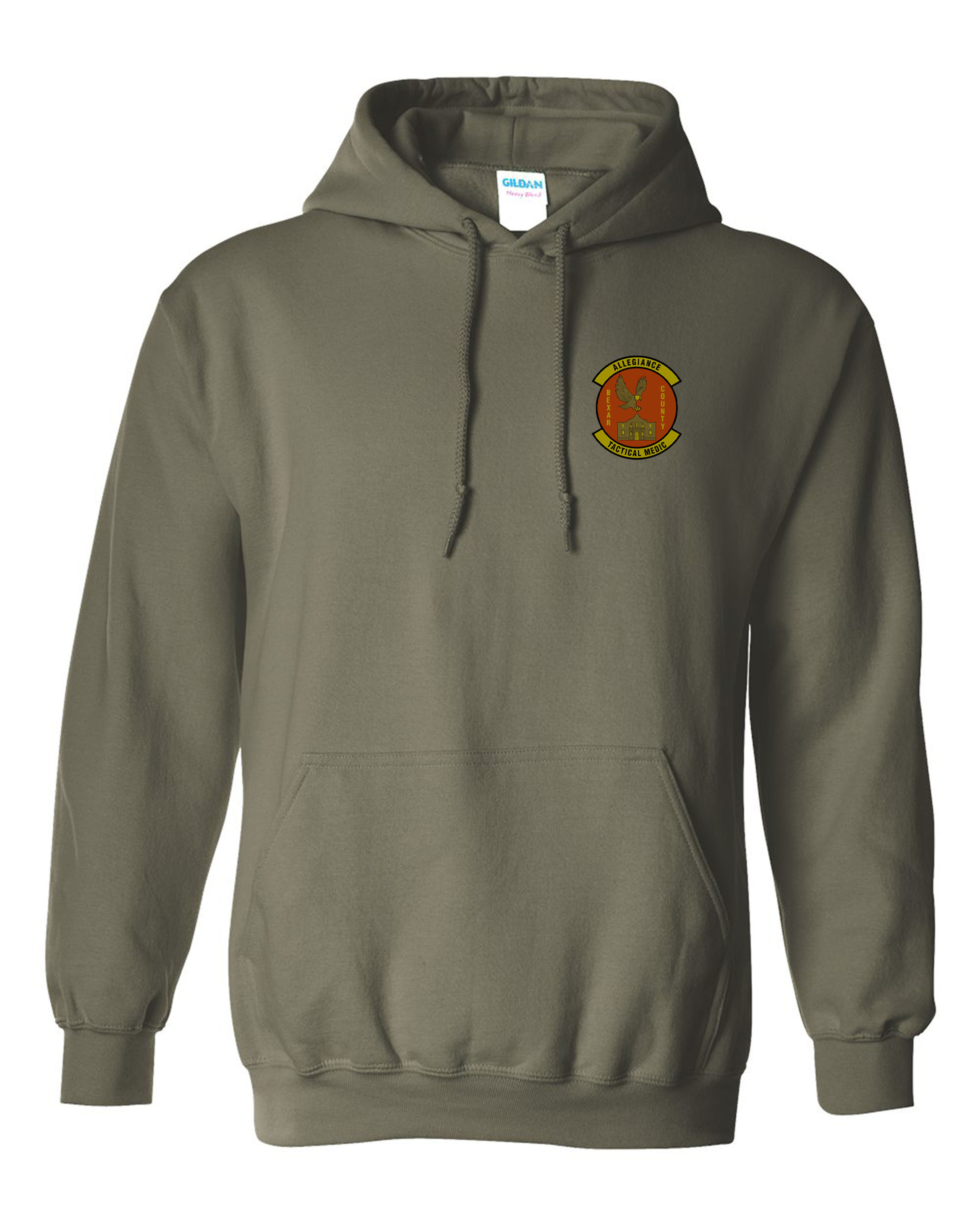 BEXAR COUNTY TACMED HOODED SWEATSHIRT W/POCKET GILDAN BRAND