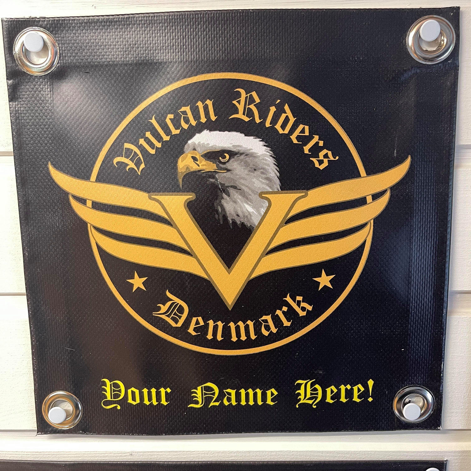 Find your tent banner