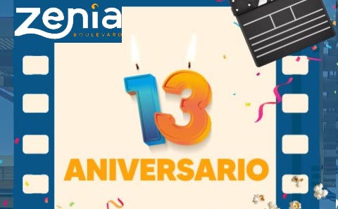 Vive un aniversario de película en Zenia Boulevard