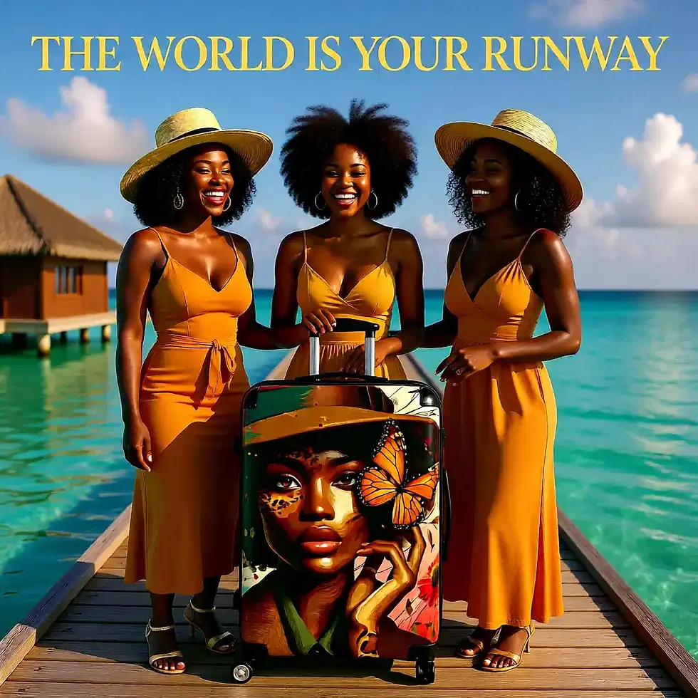 Thumbnail: Butterfly Queen Travel Suitcase – Artistic Luxury Luggage