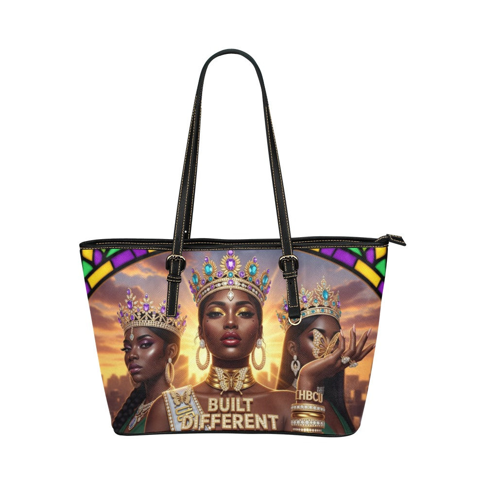 Built Different HBCU Queen Luxury Tote Bag