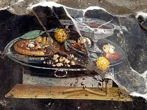Ancient Appetites: Unearthing the Pizza Fresco of Pompeii