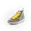 Miniatura: Sneakers uomo "PANCHIC" in camoscio military green con fodera in eco pelliccia