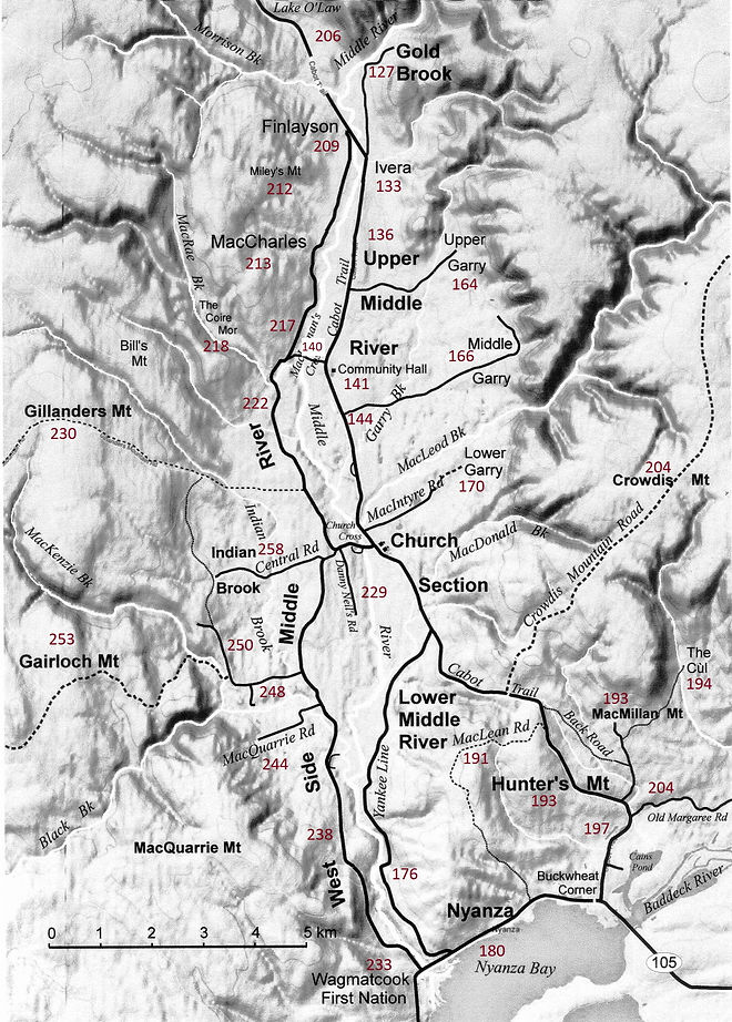 Map p5. Communities of Middle River w pa
