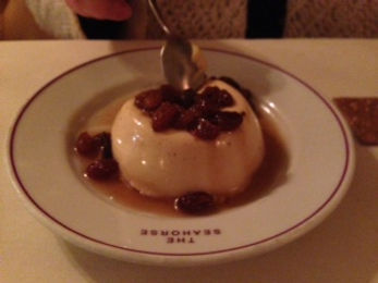 Pedro Ximenez Pannacotta - Restaurant review of the South West restaurant, The Seahorse