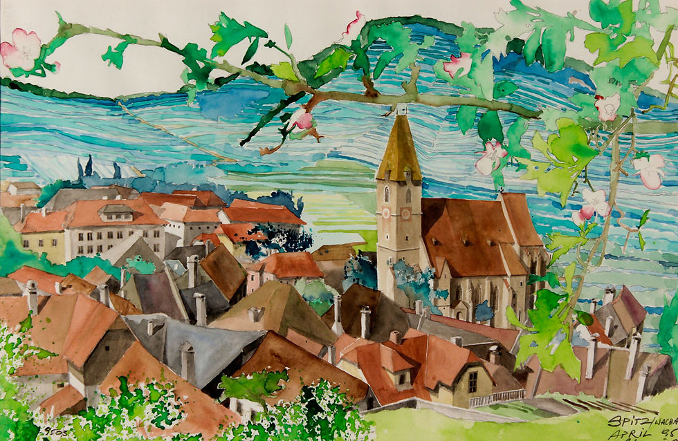 1995-SpitzWachau-38x57-Aquarell