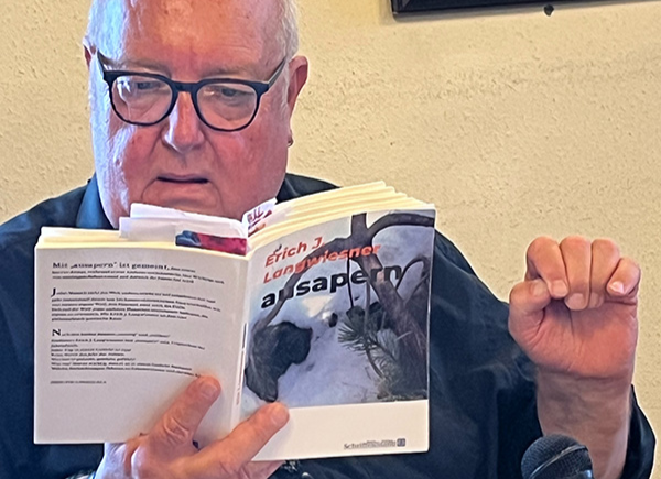 2026/ 8. 7. 2026 Gedenklesung für Erich J. Langwiesner: Thomas Schlager-Weidinger, Claudia Taller und Nina Altmüller