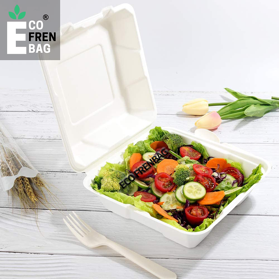 Thumbnail: Bagasse Food Box- 8 Inches