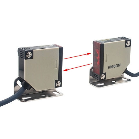 Thumbnail: Infrared photocell Laser sensor with mirror (1 PCS)
