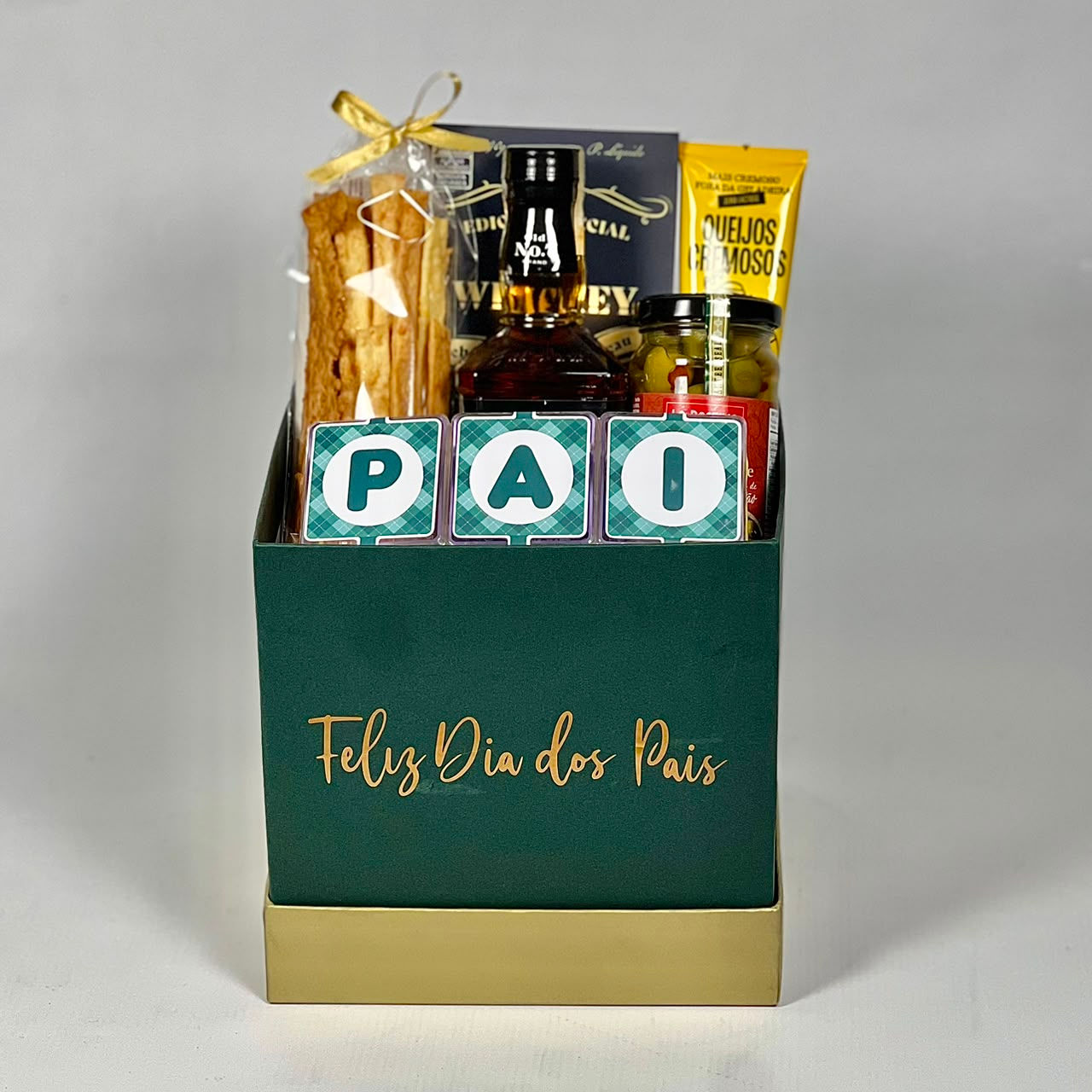 Box com Whisky do Pai