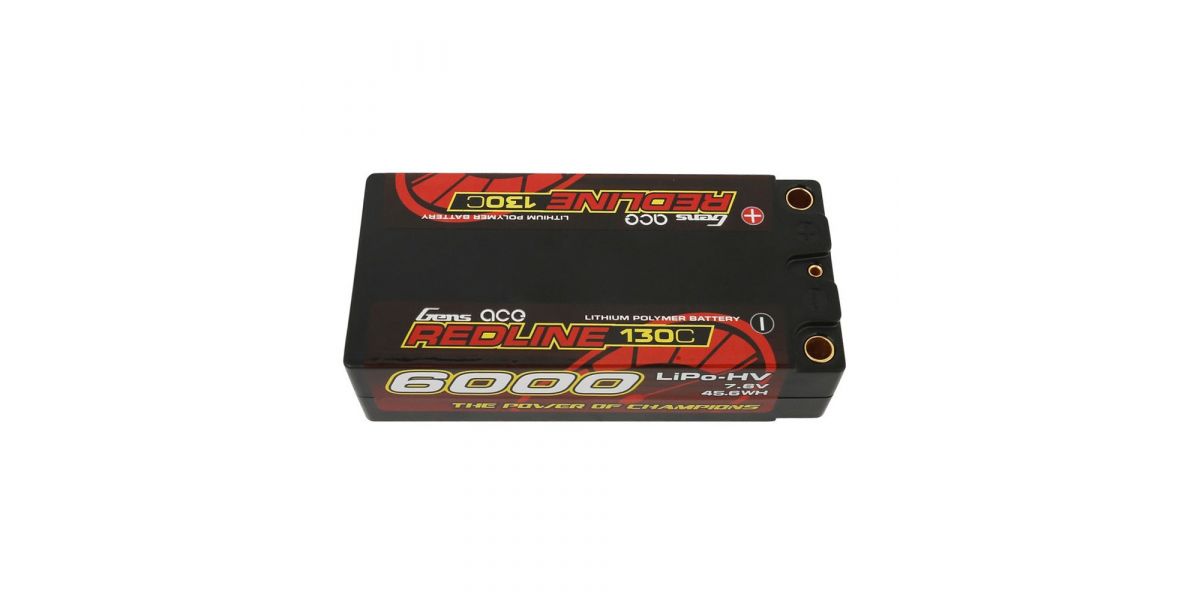 Gens Ace Redline Shorty 2S HV 7.6V-130C-6000 (5mm)