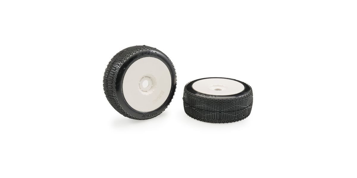 Pneus Matrix Buggy 1:8 Nova (×2) jantes blanches