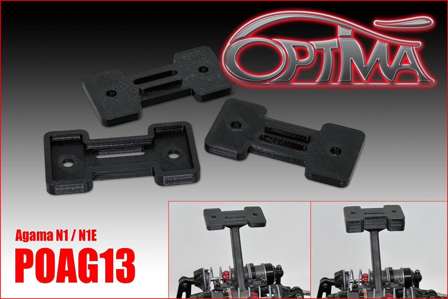 Cales de réglage aileron Agama N1/N1E OPTIMA