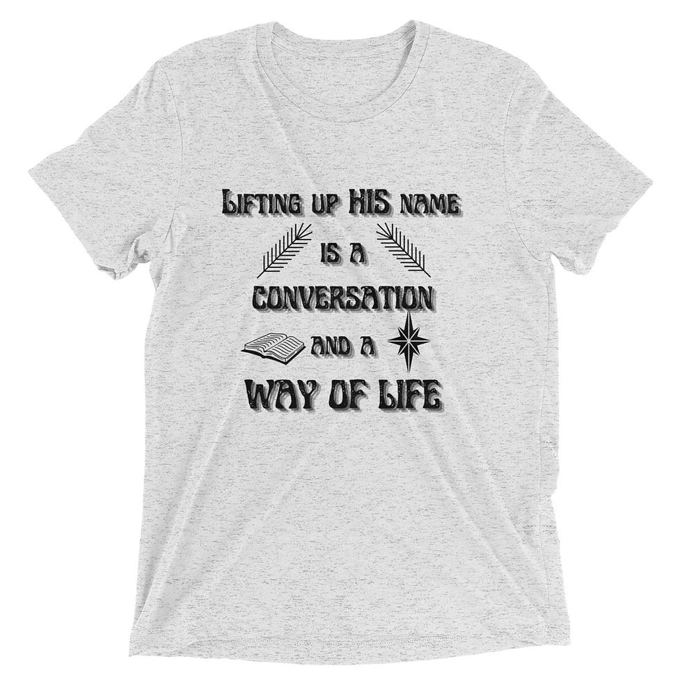 Thumbnail: Lifting up HIS name Short sleeve t-shirt