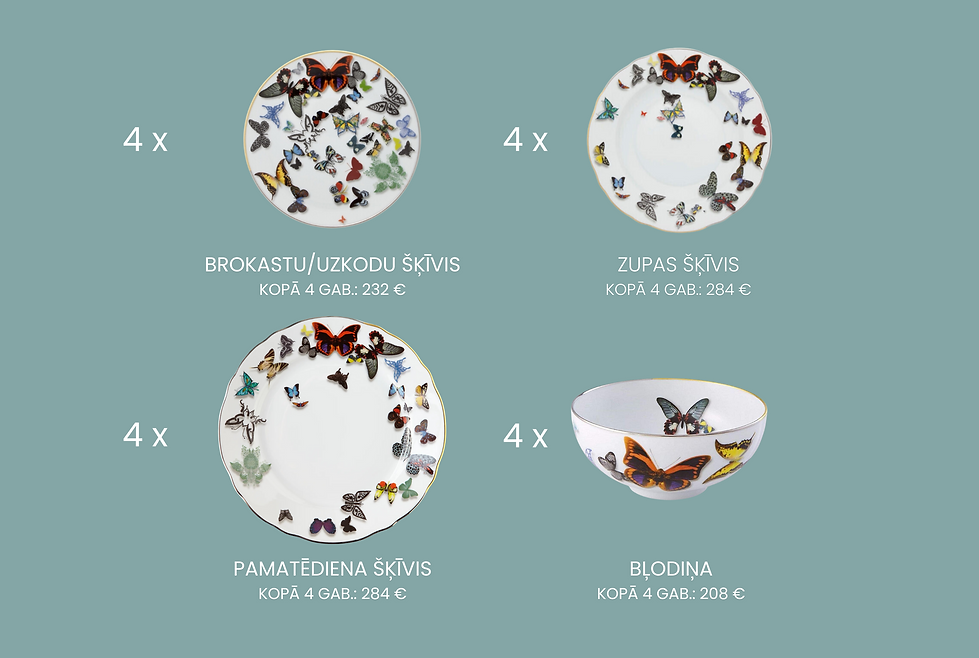 Butterfly Parade porcelāna trauku servīze 4 personām.png