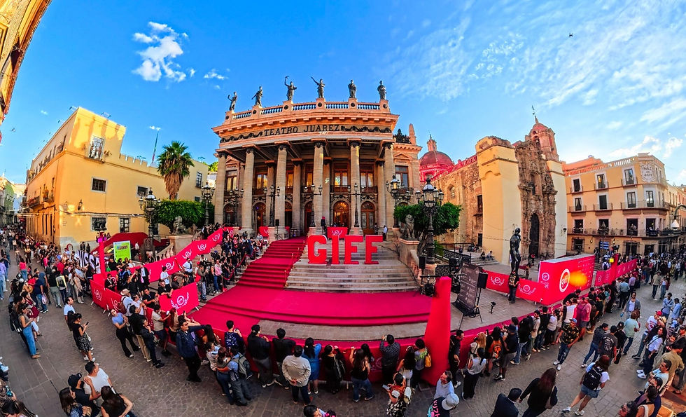 GIFF lights up the historic Teatro Juárez in Guanajuato Capital, bringing filmmakers and audiences together in one of Mexico’s most iconic cultural venues.