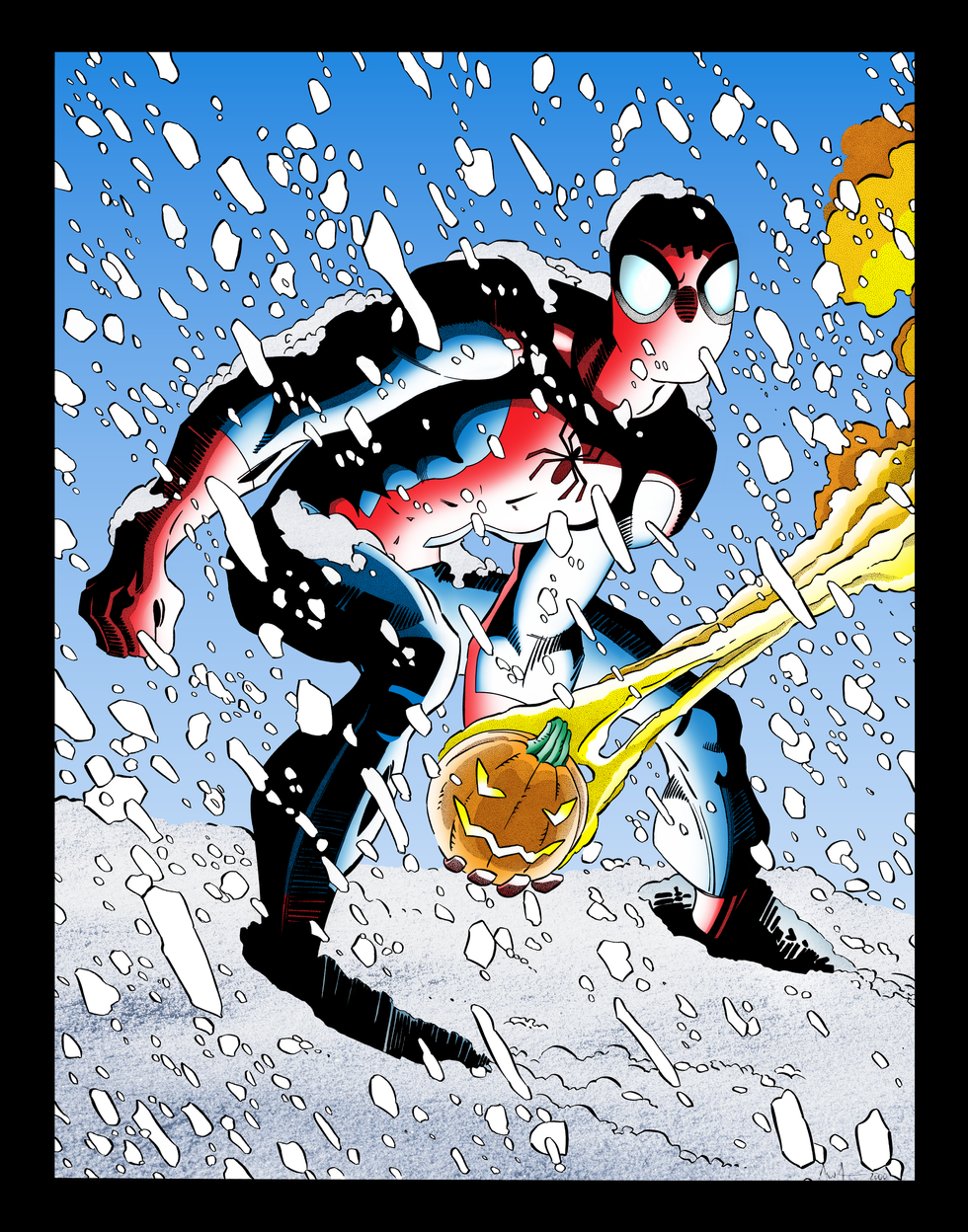 Peter Parker Spider-man 88 Cover Recreation