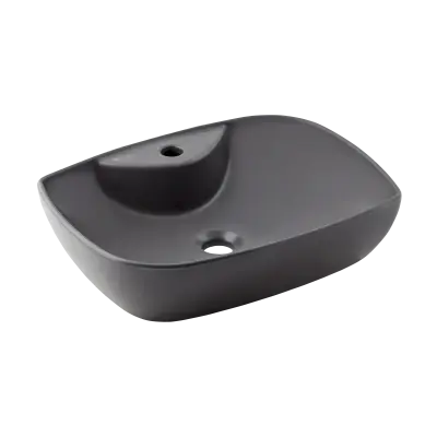 Lavabo moderne gris foncé