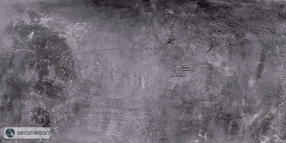 Carrelage gris foncé texturé