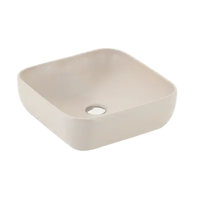 Lavabo carré blanc mat
