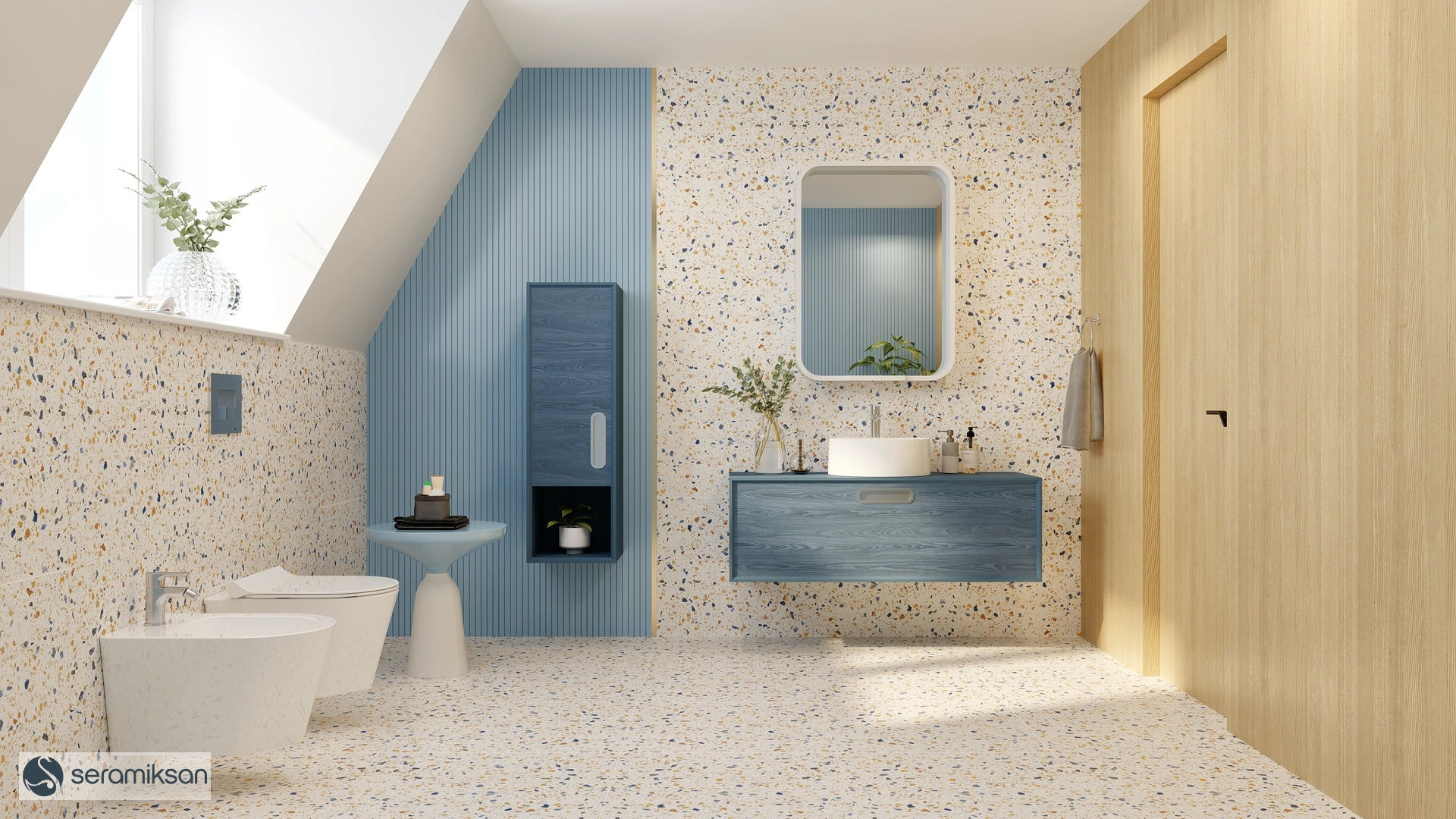 Terrazzo sake de bain