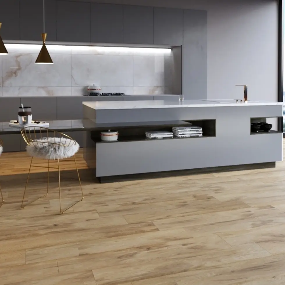 Photo des carreaux en porcelaine SAGANO GRIS LIGNE FONCÉ 60x120 CM