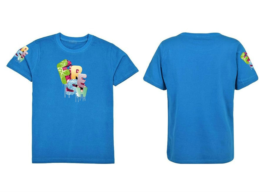 Thumbnail: F.R.E.S.H kydz BLUE ice cream tee 