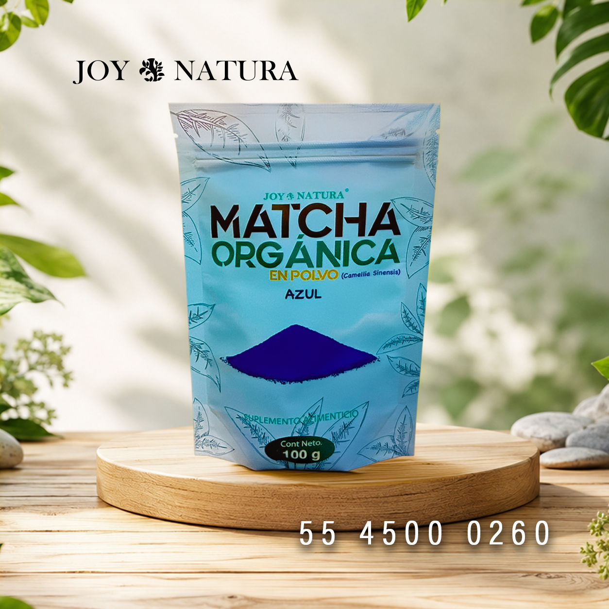 MACHA ORGÁNICA EN POLVO AZUL 100 G