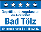Zetifizierung Bad Tölz Hundepension