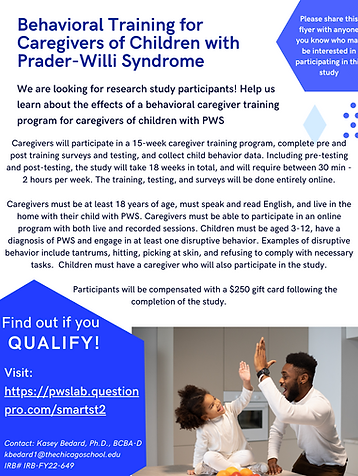 Behavioral Training for Caregivers ofChildren with Prader-Willi Syndrome (2).png