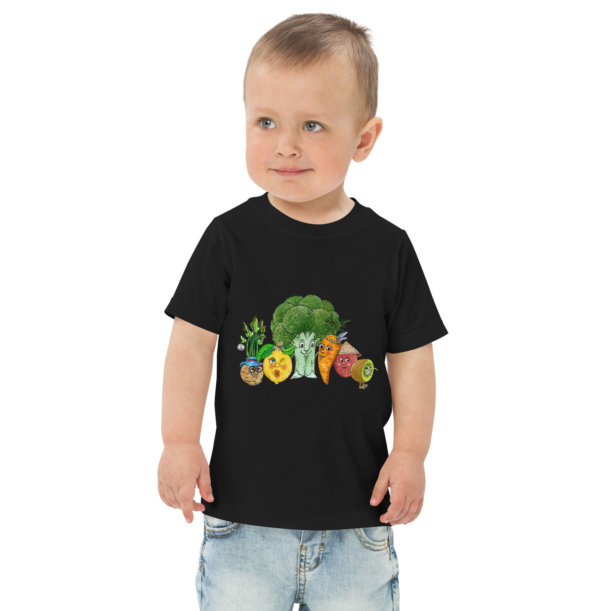 Toddler jersey t-shirt Pauli Broccoli & Friends
