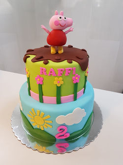Peppa Pig en el charco