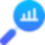 Data analysis and business operations performance review icon