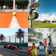 Courses automobiles 
Formules VIP
Golf 
Matchs de Football 
Rugby 
Sur mesure Concerts 
Tennis 