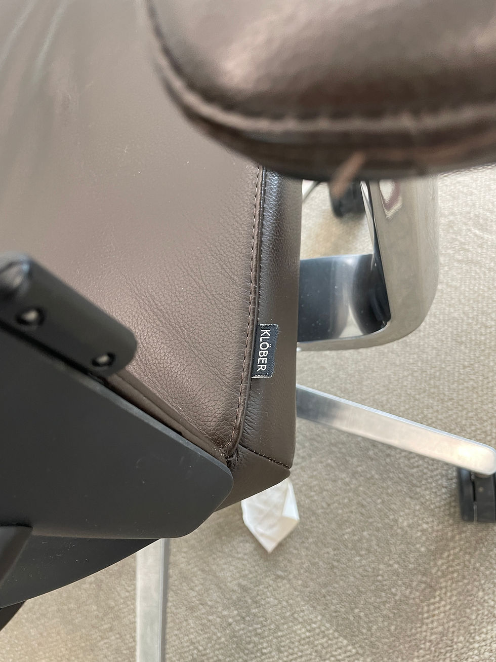 Miniature : Fauteuil de direction ergonomique noir KLOBER (Qté : 1) FAU284