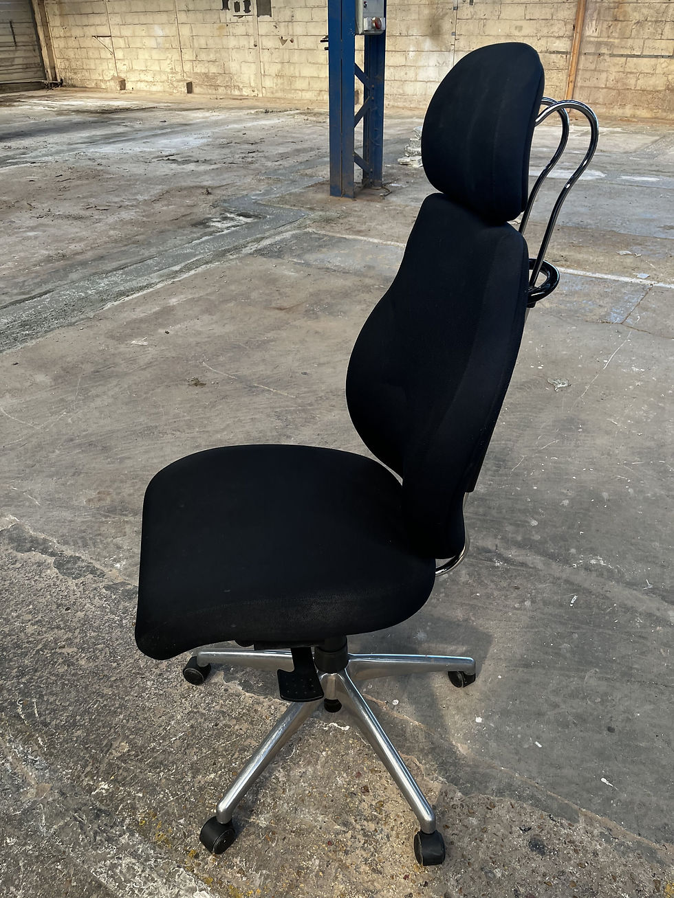 Miniature : Fauteuil de bureau noir ergonomique (Qté : 20) FAU382