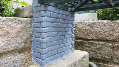 Brückenkopf Beton Gartenbahn Spur G