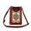 Thumbnail: Redwood Aztec Canvas & Leather Small Cross Body