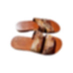 Thumbnail: "Earth Flow" – Hand-Painted Leather Sandals by Chrysolie 🌿✨