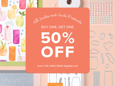 Last Day for the Buy One, Get One 50% Off Suite Sale
